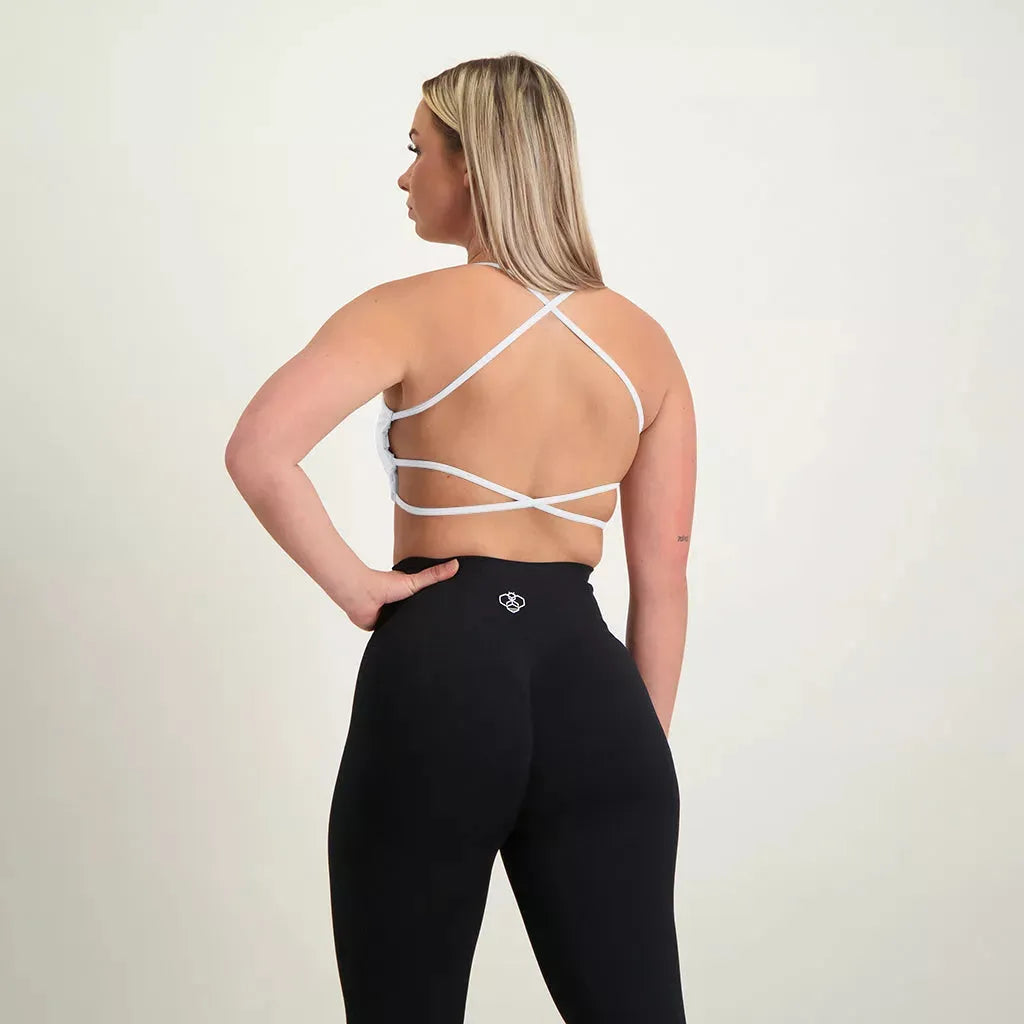 Ruckenfreier Sport BH WeiB