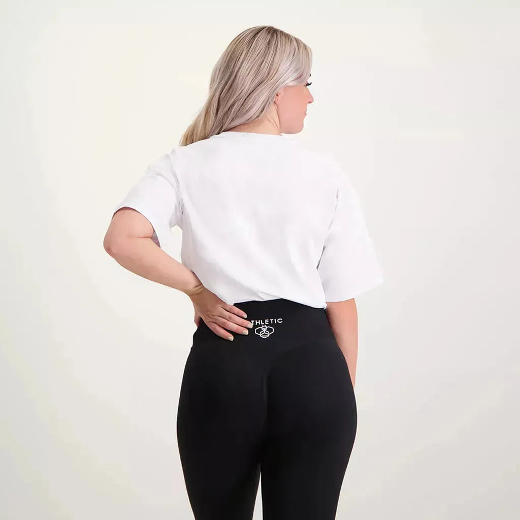 AB Oversized T-shirt White - Athletic Bee