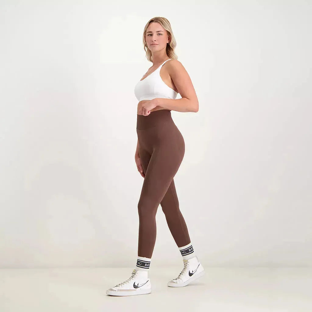Fusion - Scrunch Seamless Legging Coffee Brown - Athletic Bee