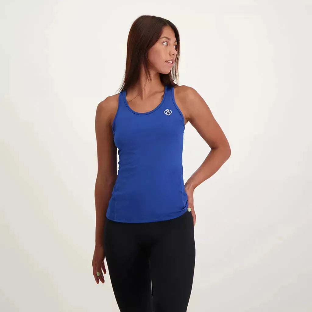 Navy blue athletic tank top discount