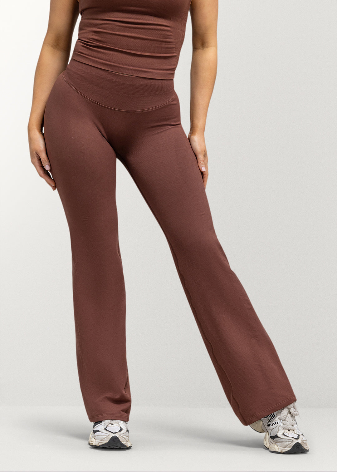 Drivn Flare Legging - Mocha Fire | Athletic Bee