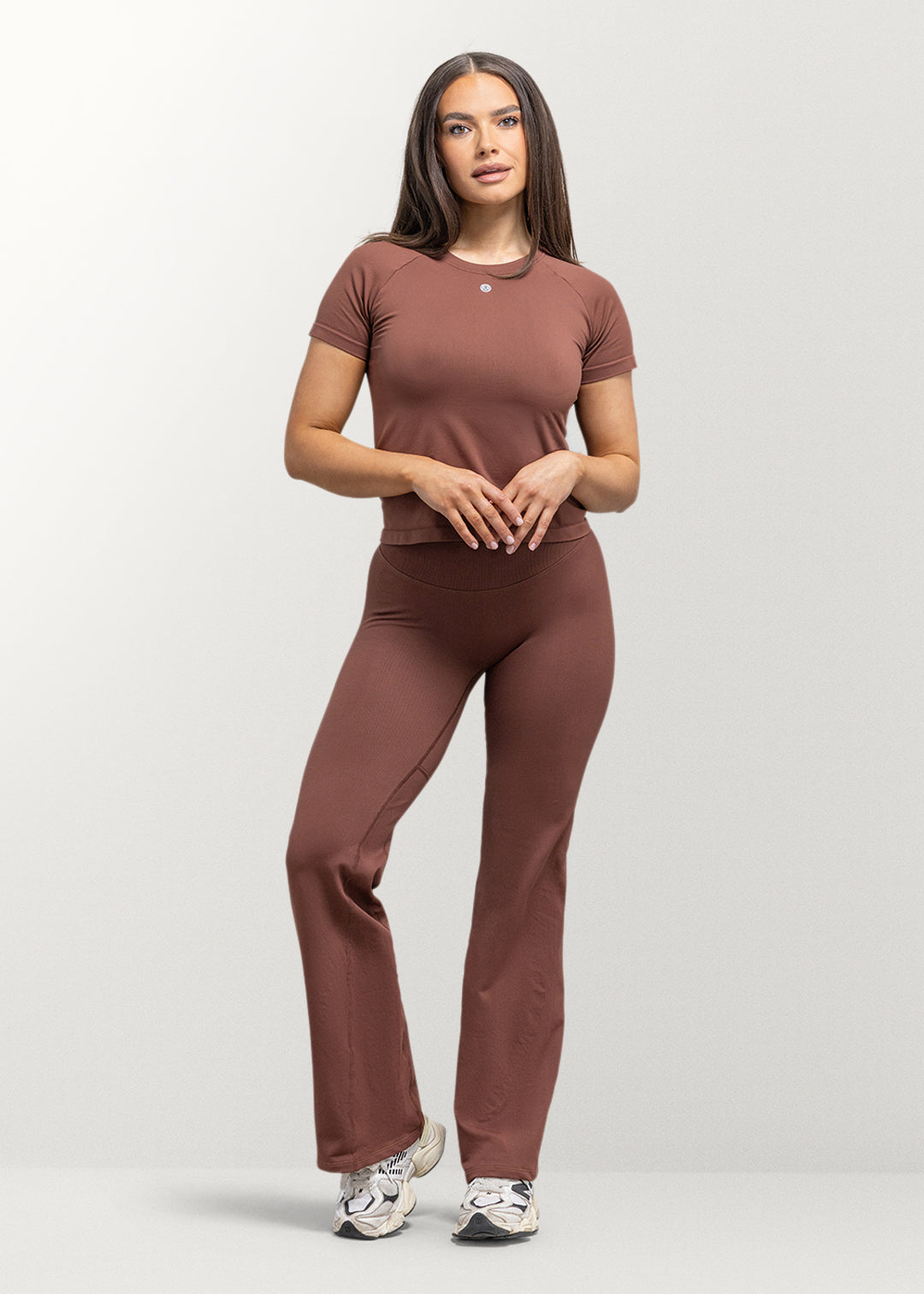 Drivn Flare Legging - Mocha Fire | Athletic Bee