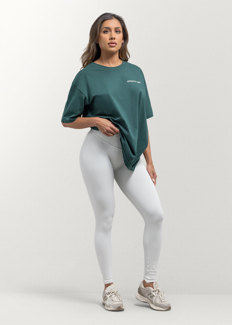 Everyday Athletic Oversized T-shirt Forest Green