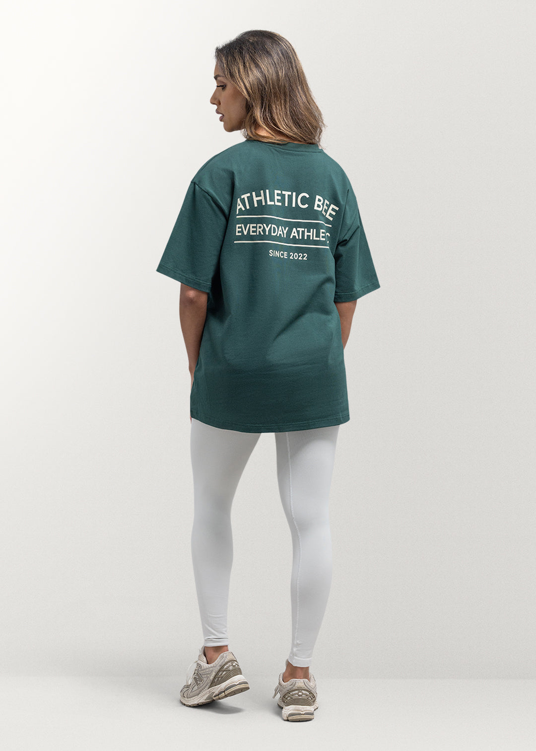 Everyday Athletic Oversized T-shirt Forest Green