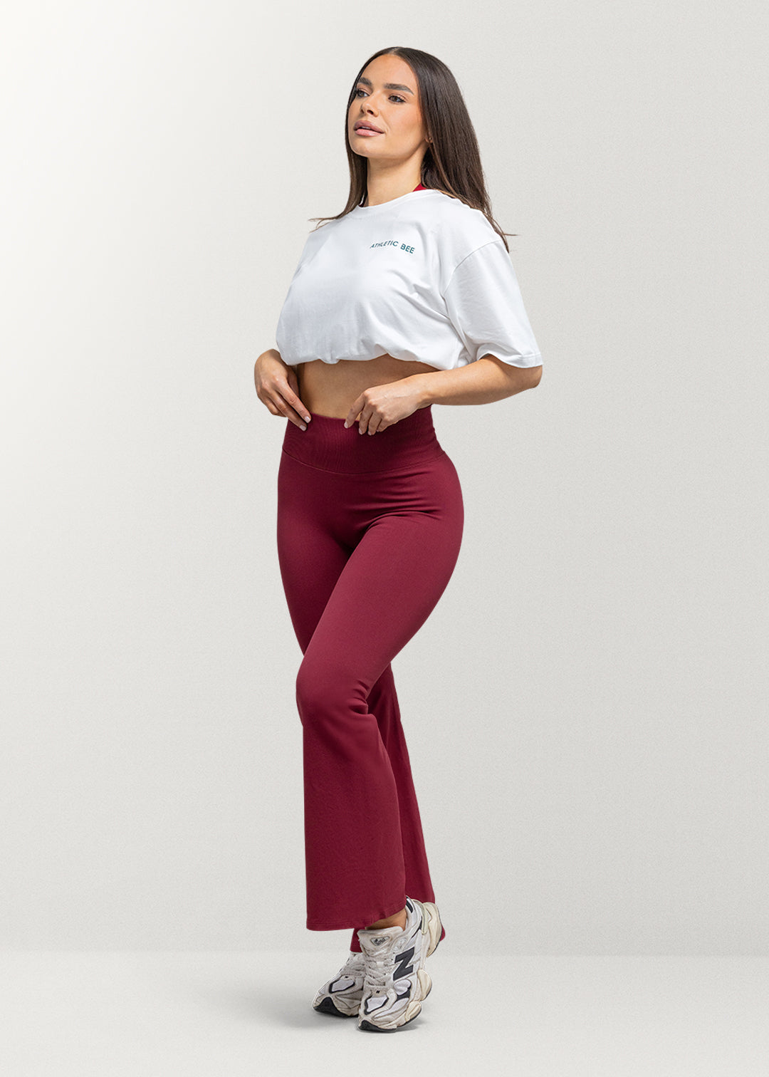 Fusion Flare Legging - Crimson Rush