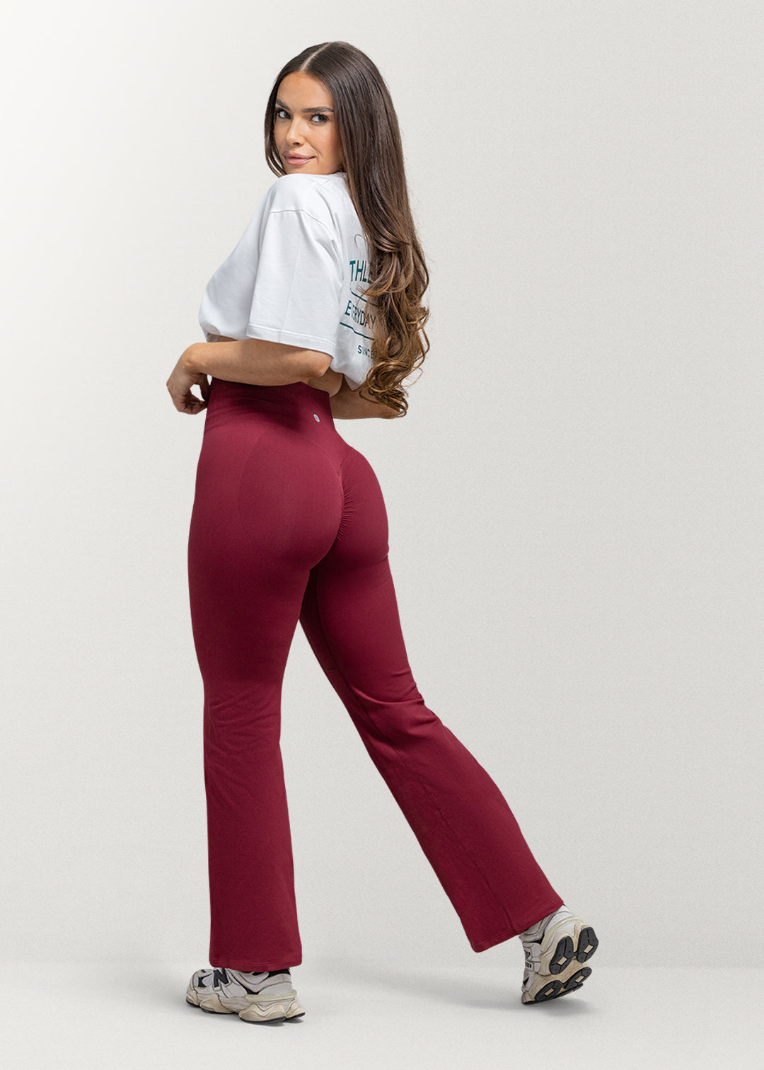 Fusion Flare Legging - Crimson Rush