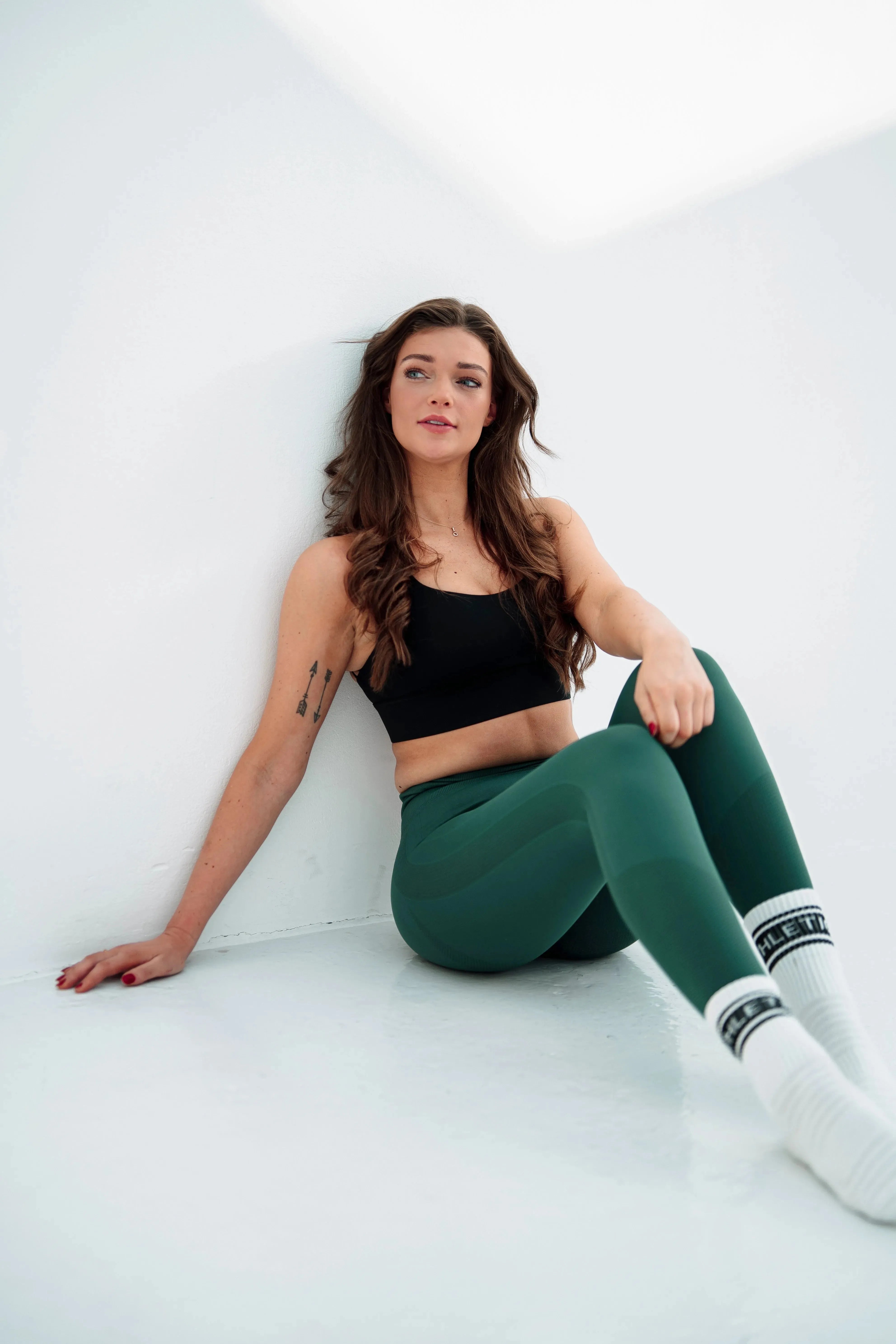 Fusion V2 - Scrunch Seamless Legging Basil Green - Athletic Bee