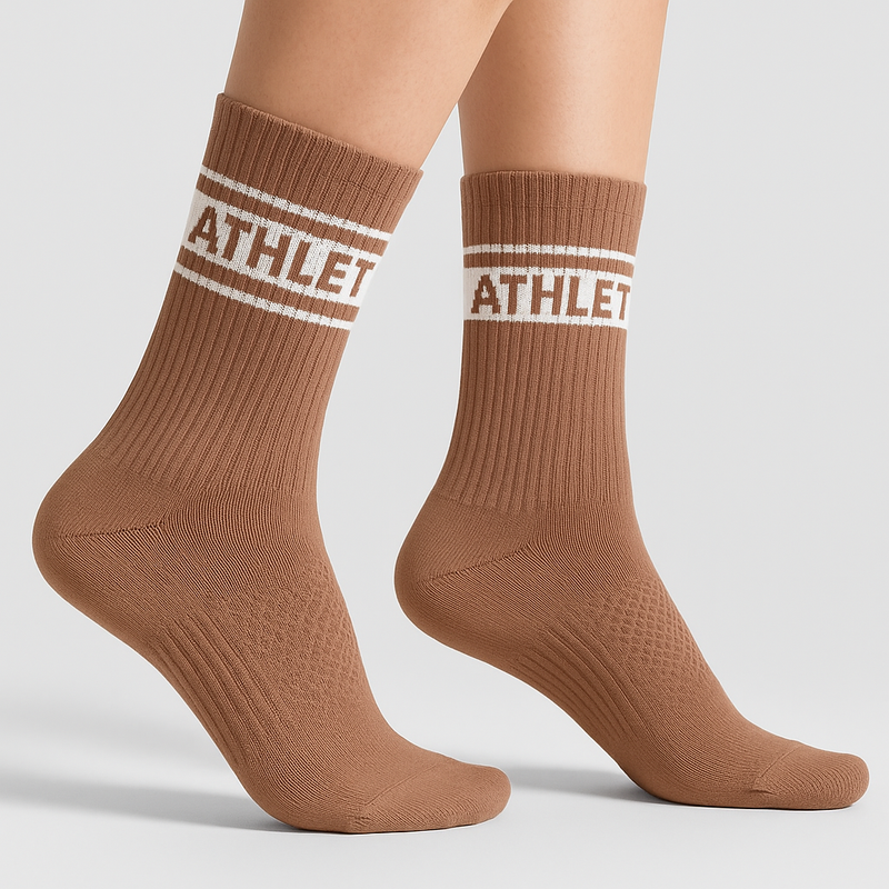 Crew Socks 3er-Pack – Warm Mocha
