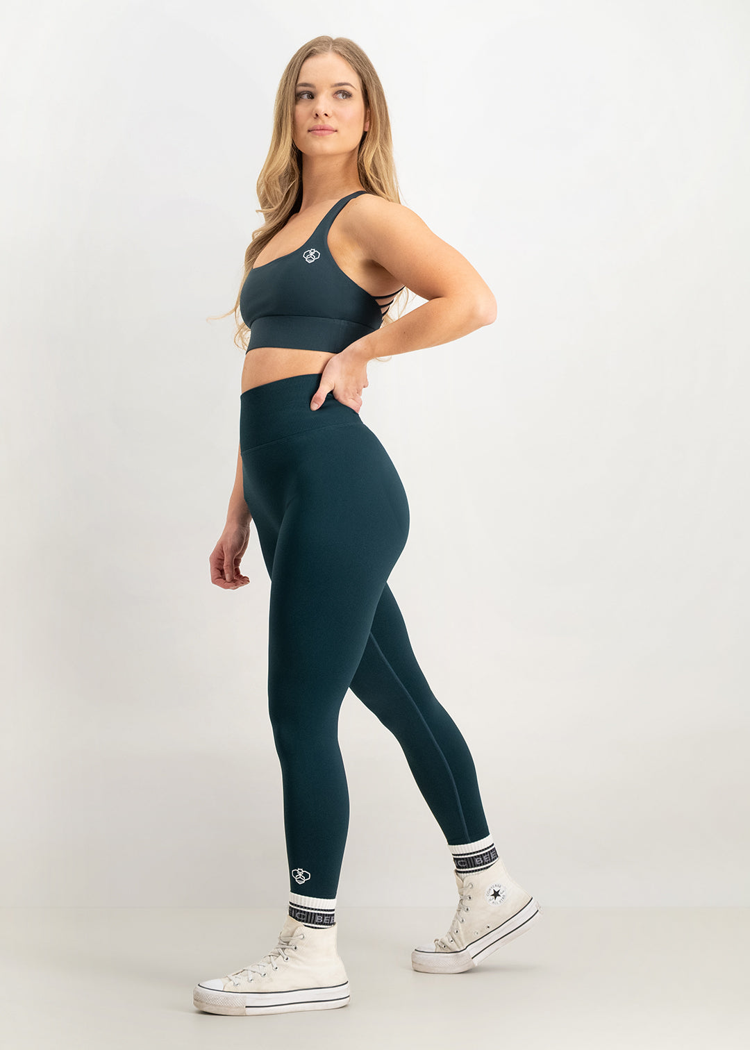 Fusion - Scrunch Seamless Legging Bosgroen