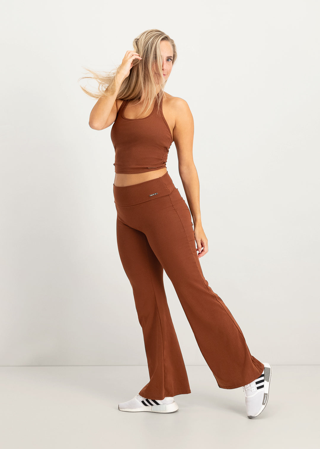 Flare Lounge Top - Brown