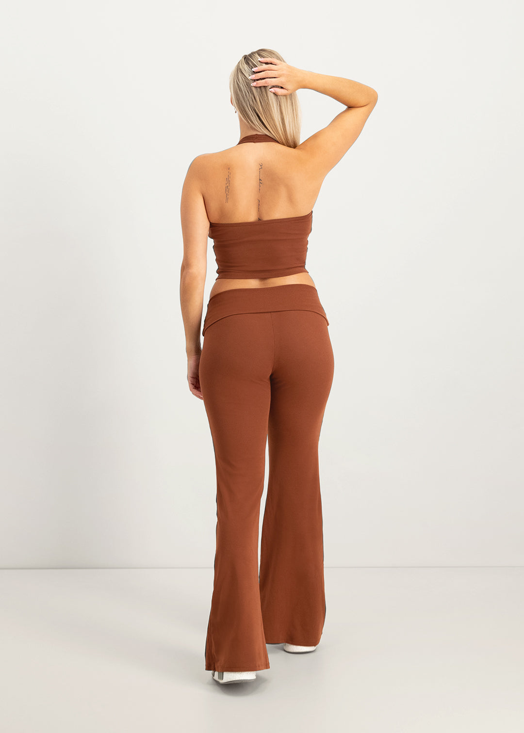 Flare Lounge Top - Brown