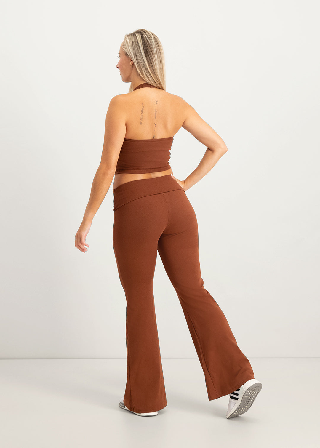 Flare Lounge Top - Brown