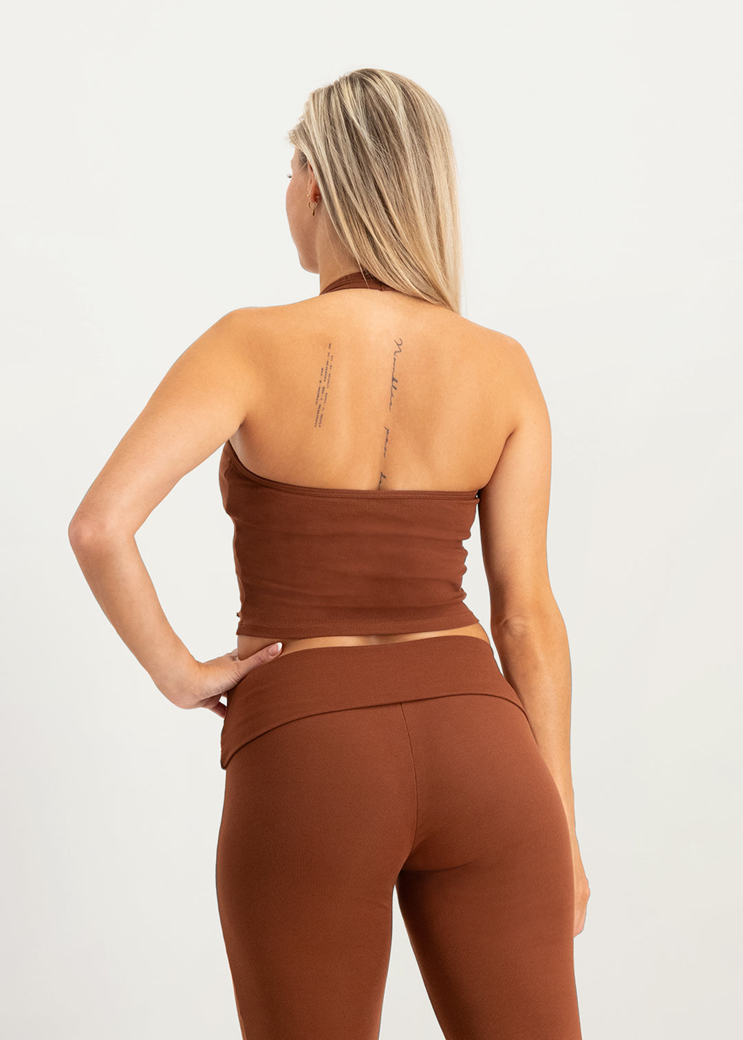 Flare Lounge Top - Brown