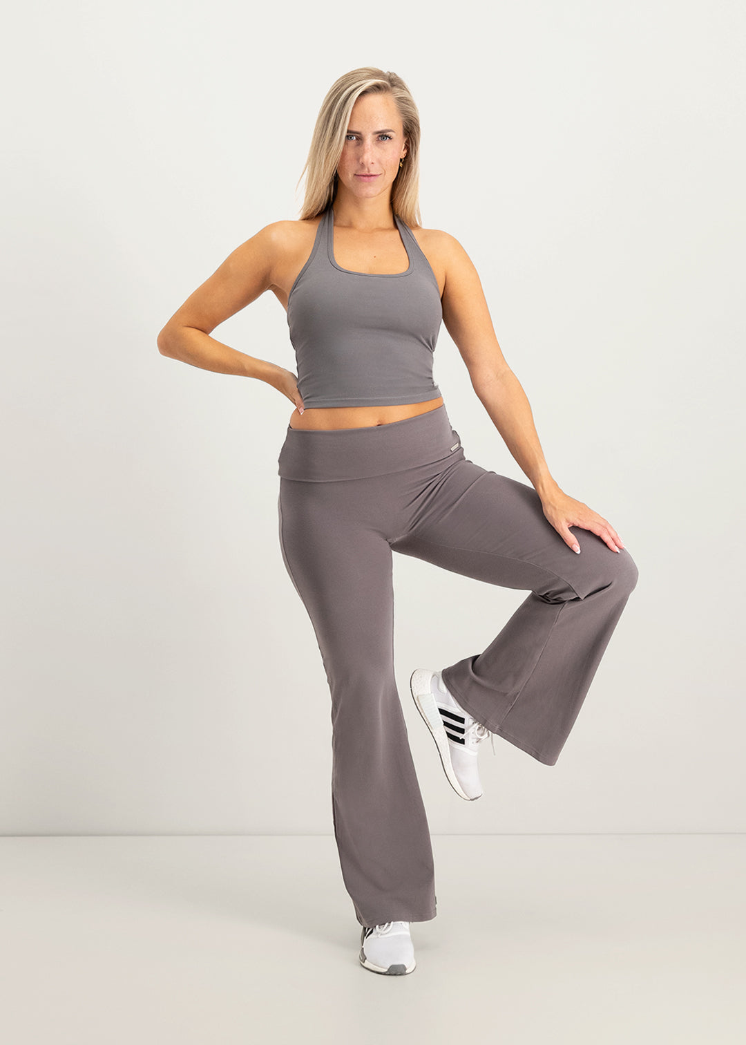 Flare Lounge Top - Grey