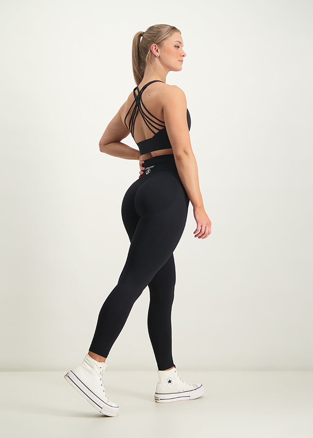 Fusion - Scrunch Seamless Legging Zwart