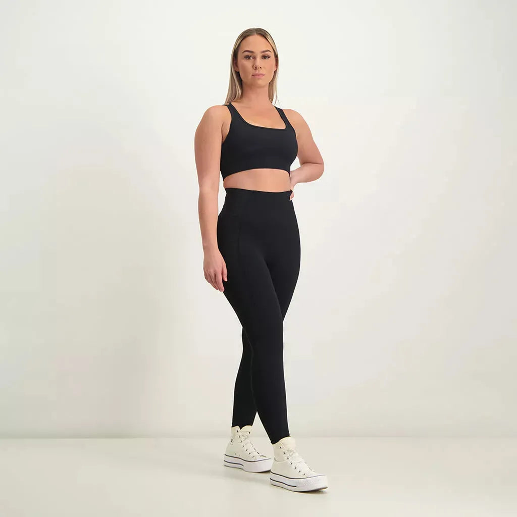 Balance - Scrunch Legging Black - Athletic Bee