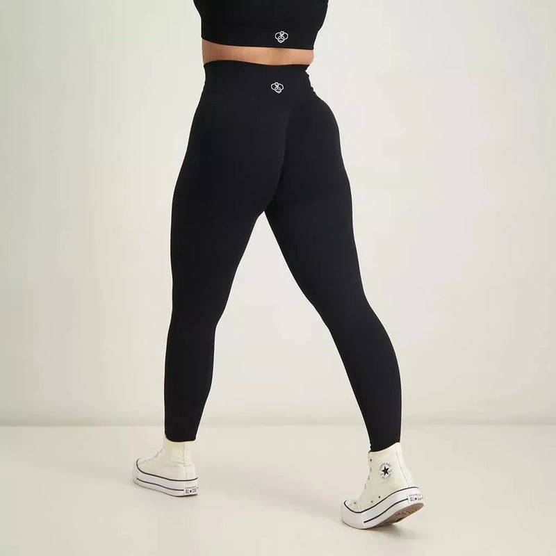 Balance - Scrunch-Leggings Schwarz