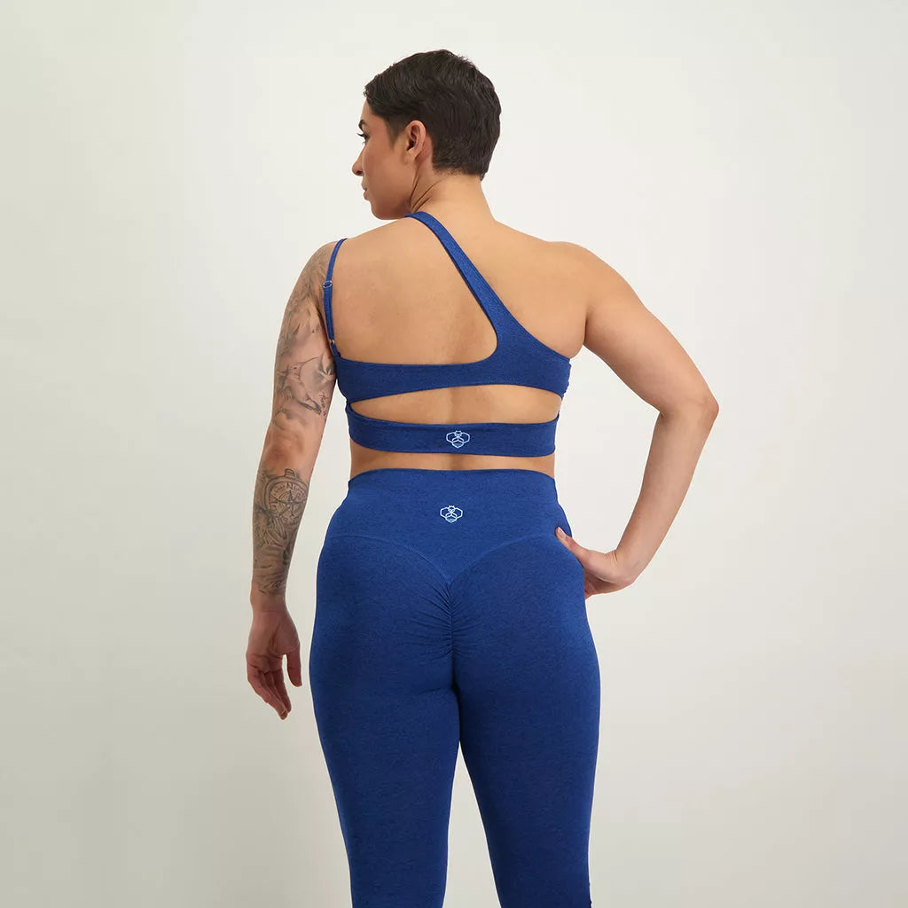 Evolve Scrunch Top Blue - Athletic Bee