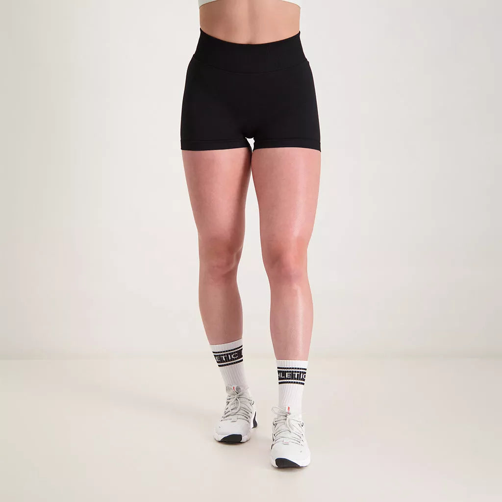 Fusion - Scrunch Seamless Short Black - Athletic Bee