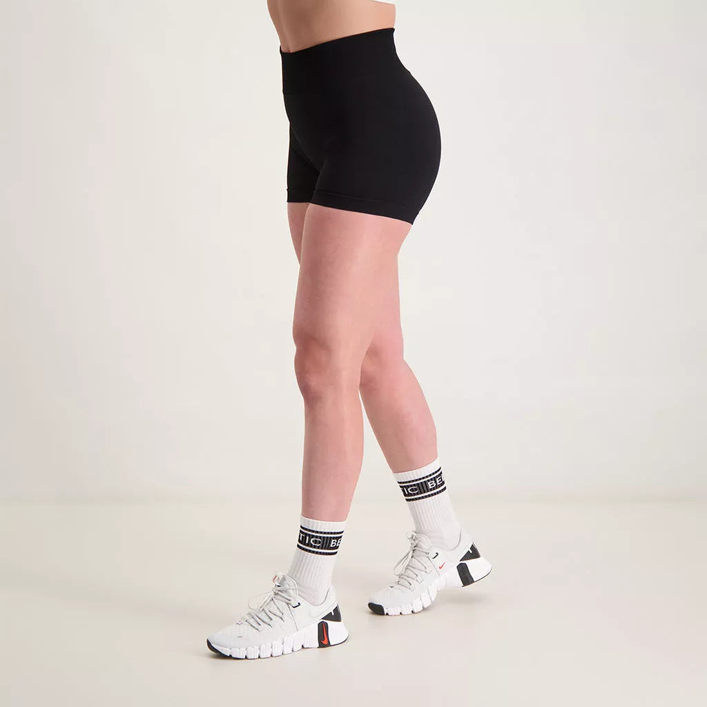 Fusion - Scrunch Seamless Short Black - Athletic Bee