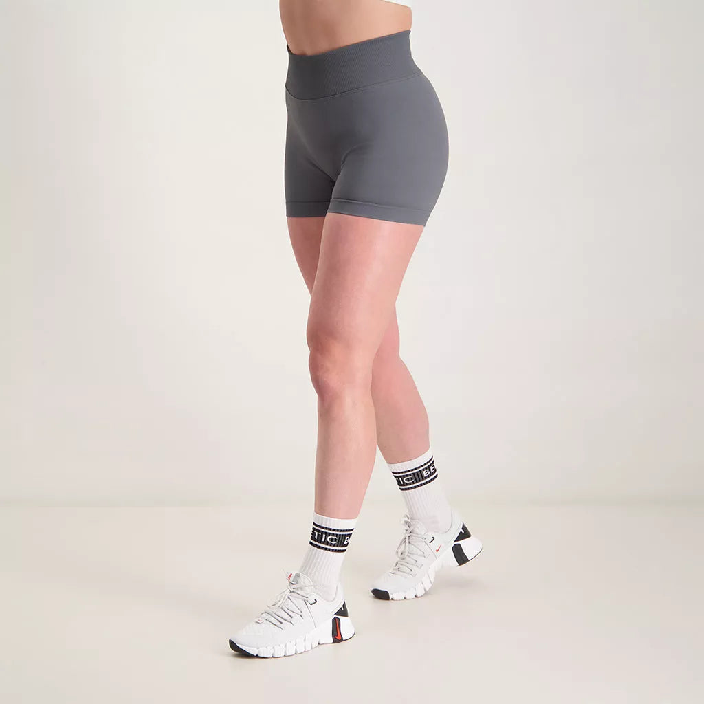 Fusion - Scrunch Seamless Short Grey - Athletic Bee