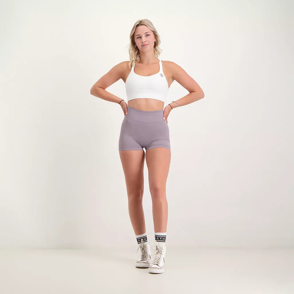 Fusion - Scrunch Seamless Short Lila - Athletic Bee