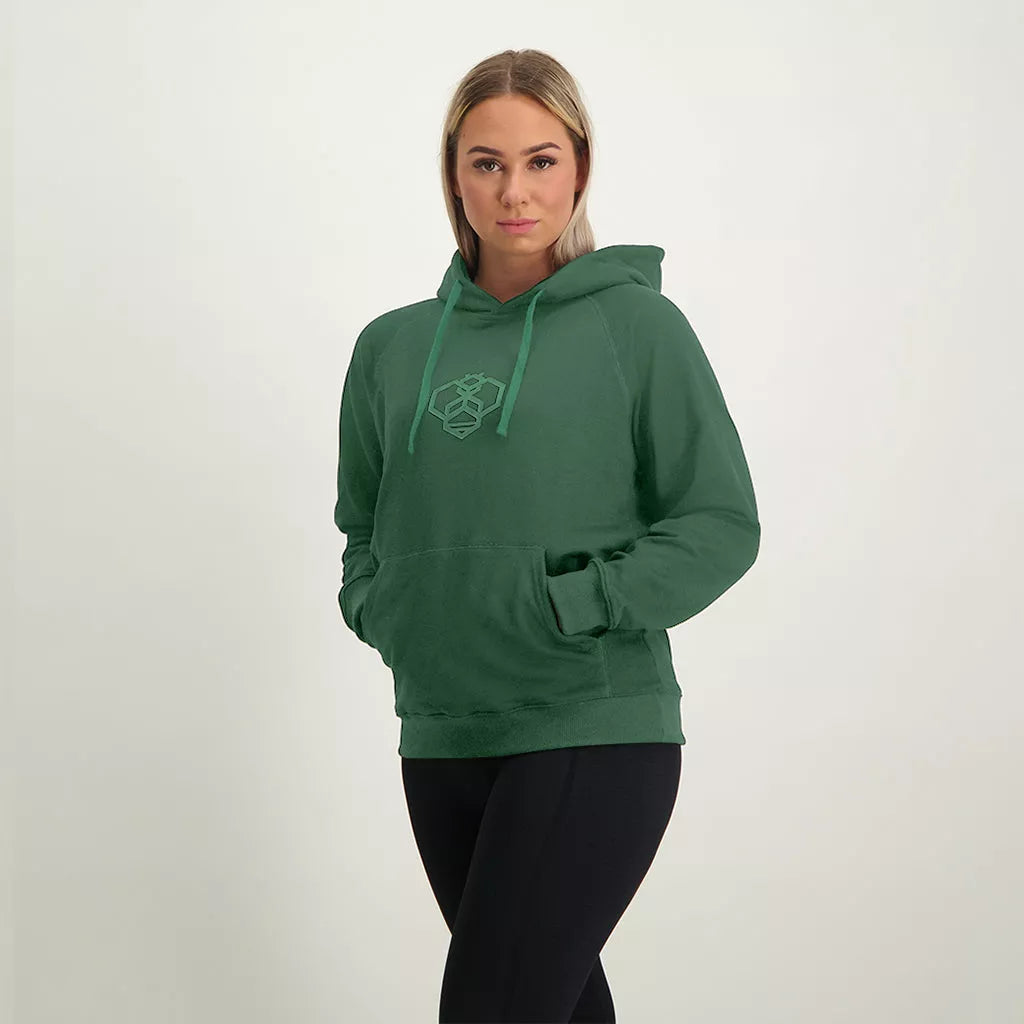 Athletic Bee - Bee Fitted Hoodie - Forest Green