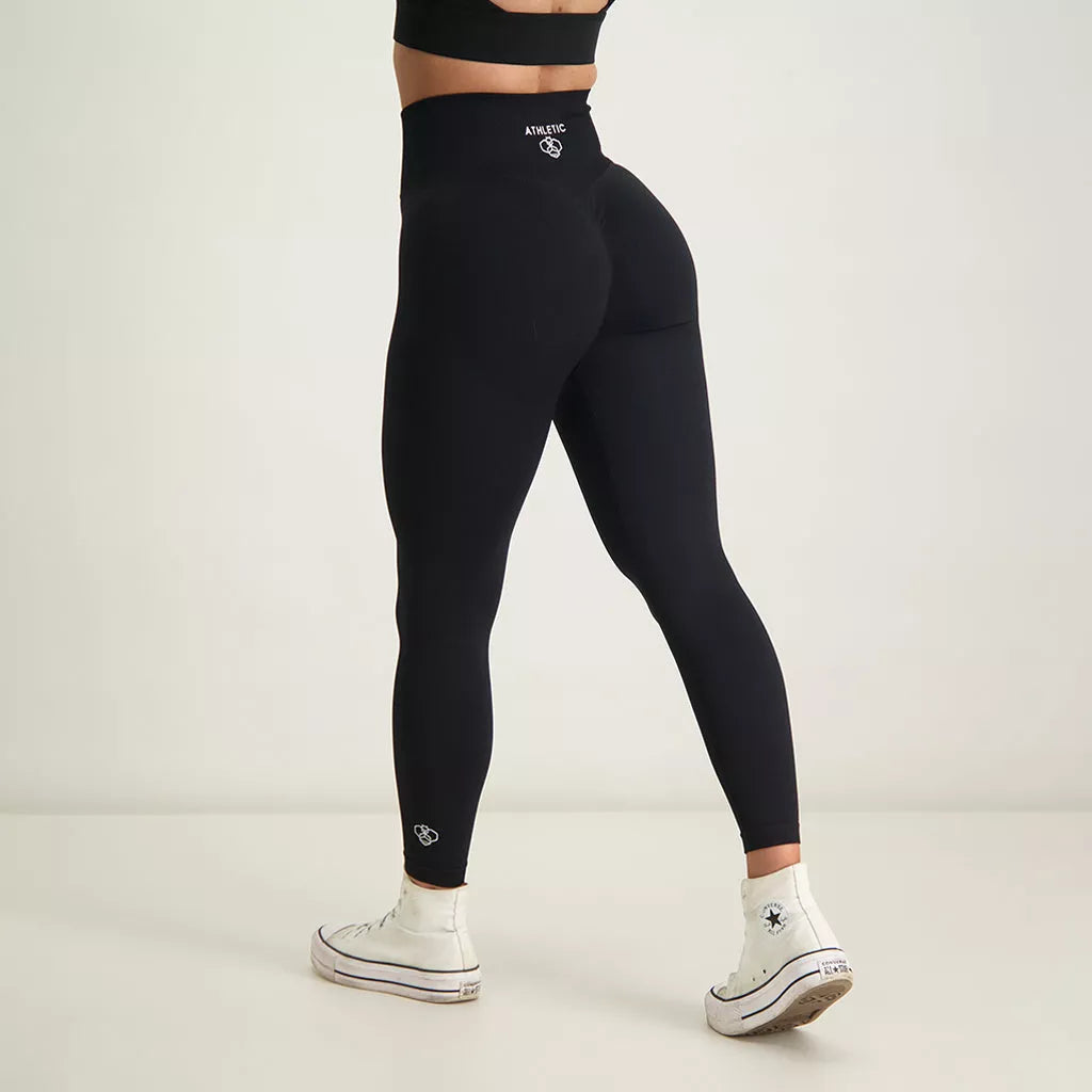 Athletic Bee - Fusion - Scrunch Seamless legging - Black - Activewear
