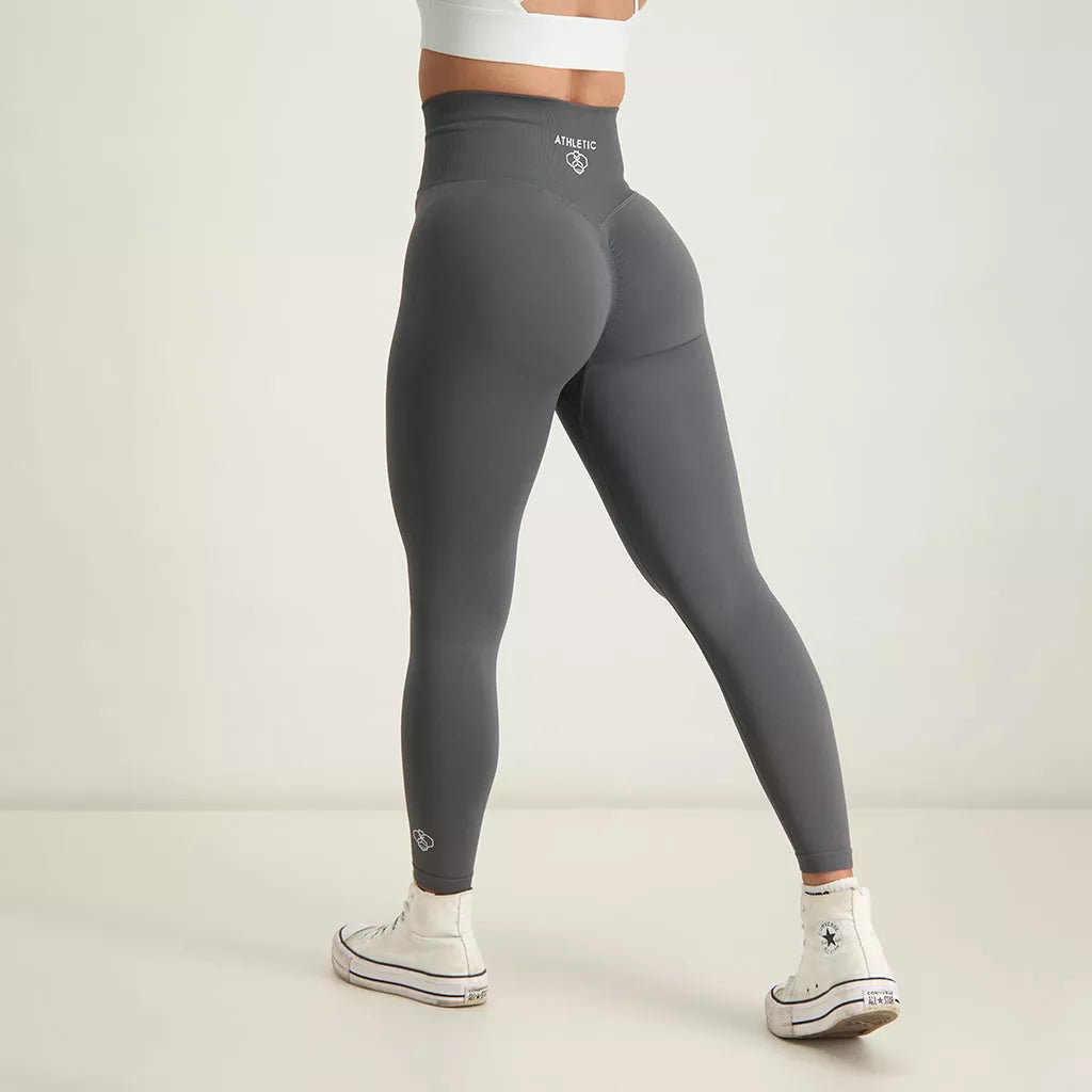Athletic Bee - Scrunch Seamless Legging - Grey - Activewear