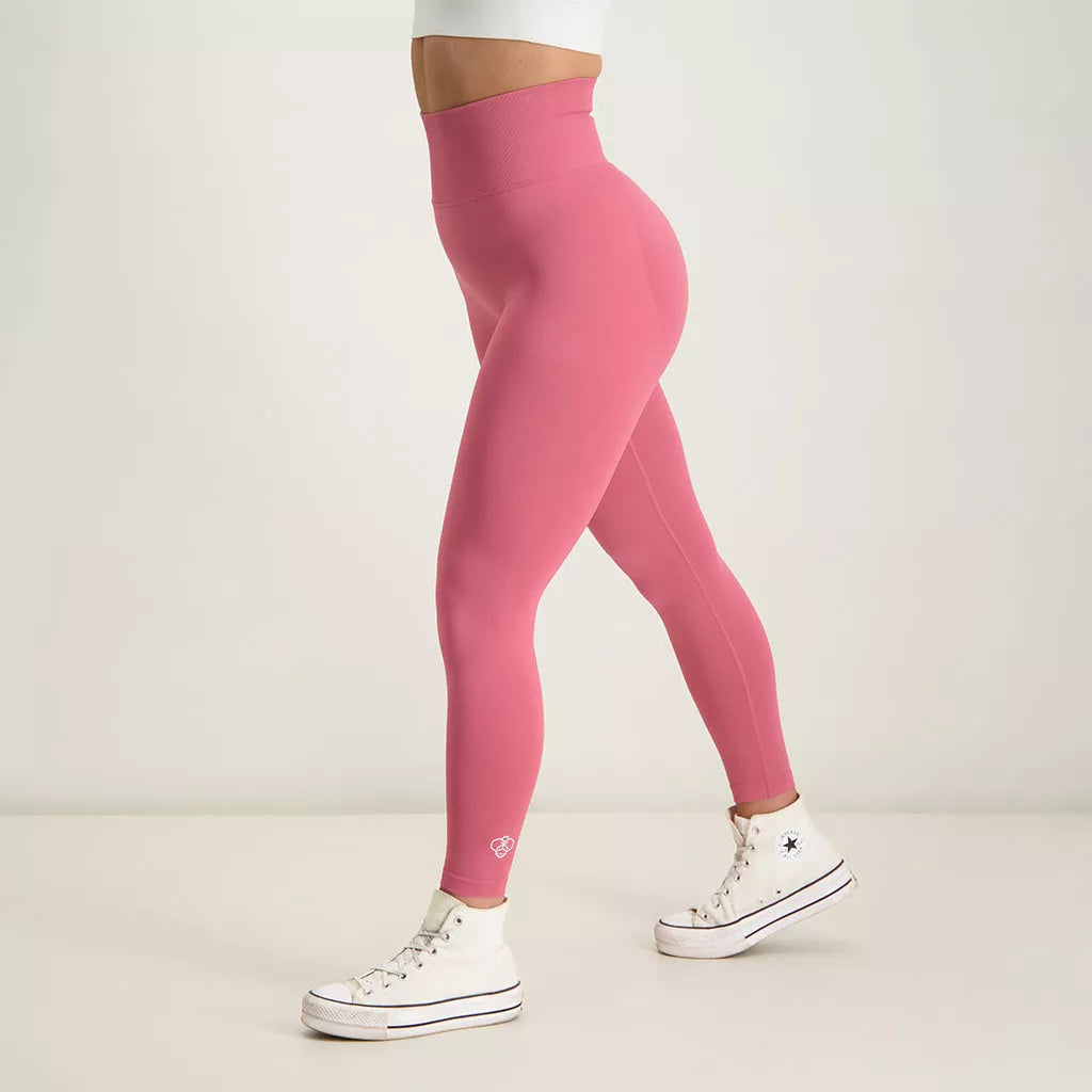 Sujey Scrunch Leggings - Bubble Gum Pink – Fem Curves